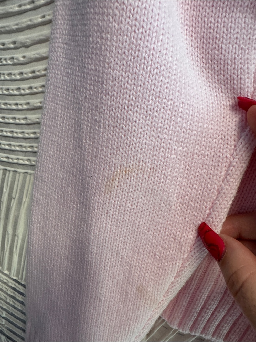 wild fable Pink Knit Sweater with Red 'DUMP HIM' Lettering N0697 - Picture 5 of 7